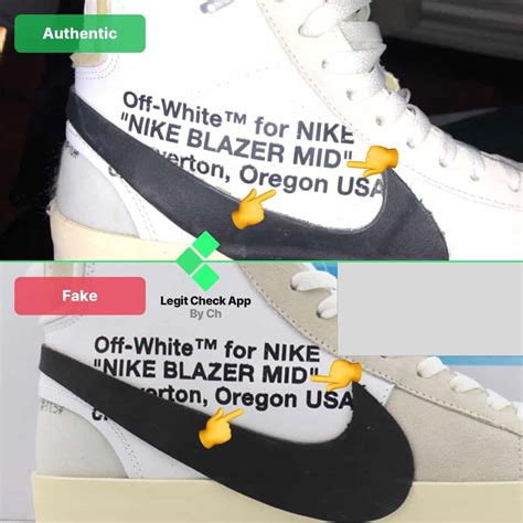 how to spot fake off white nike blazers|nike blazer grim reaper.